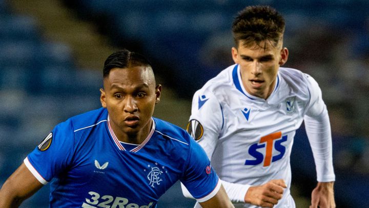 Alfredo Morelos volvió a marcarle a un equipo polaco en la Europa League
