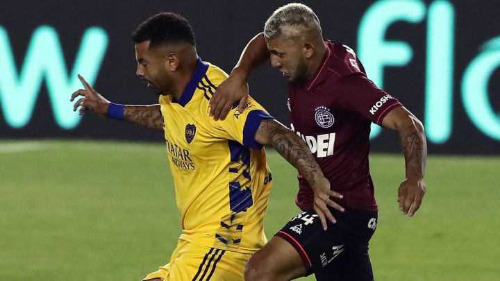 Boca venció 1-2 a Lanús de visitante con los tres colombianos