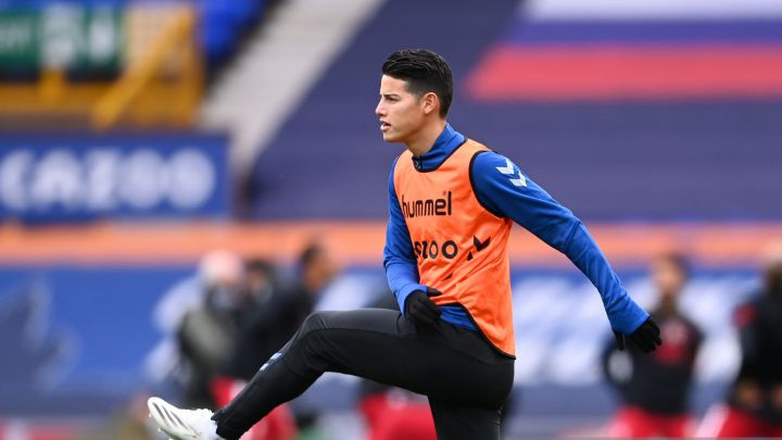 James Rodríguez, volante del Everton, estaría en el partido de la próxima fecha de la Premier League ante el United. El equipo confía en que se recupere
