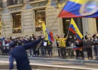 La emocionante celebración de Carapaz con Ecuador en Madrid