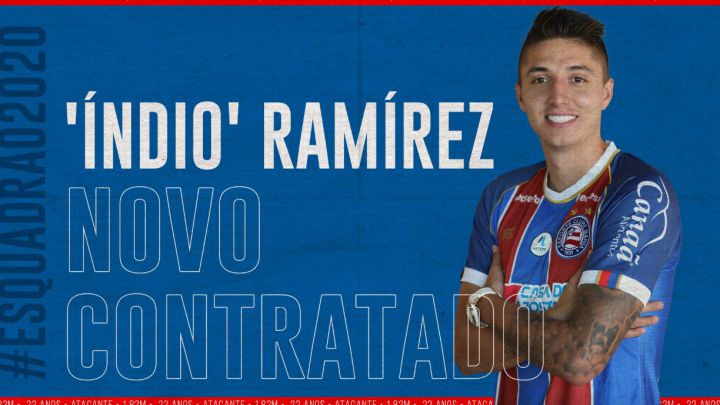 Juan Pablo 'El Indio' Ramírez es nuevo jugador del Esporte Bahía de Brasil. Sumará su primera experiencia en el exterior, luego de su paso por Bucaramanga