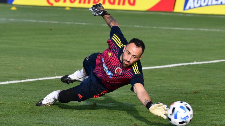 David Ospina en el entrenamiento de este miércoles