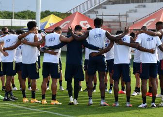 Colombia cierra su preparación para enfrentar a Uruguay