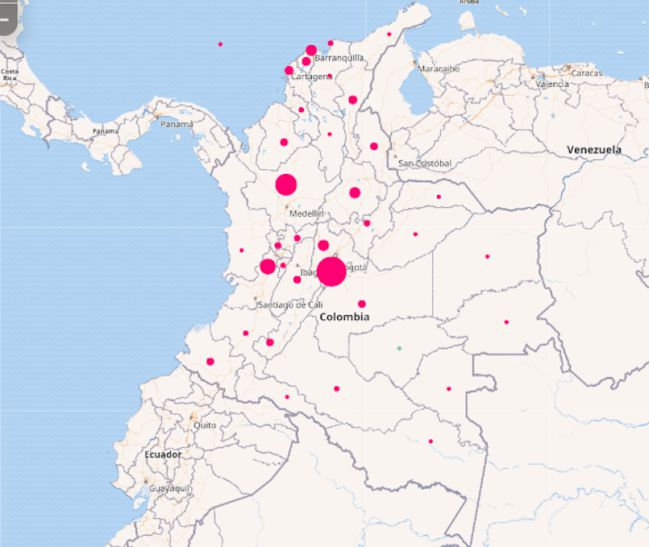 Mapa de coronavirus