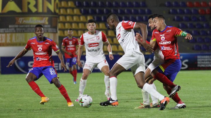 En vivo online Pasto – Santa Fe, cuartos de final de la Liga BetPlay, que se jugará hoy domingo 22 de noviembre, desde las 8:10 p.m.