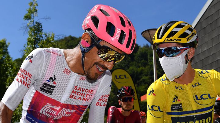 Daniel Felipe Martínez en el Critérium del Dauphiné