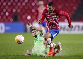 Luis Suárez anota en la victoria de Granada ante Omonia