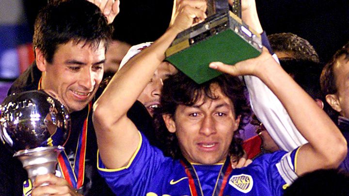 Jorge Bermúdez en su etapa en Boca Juniors