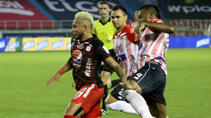 Duván Vergara ante Junior FC