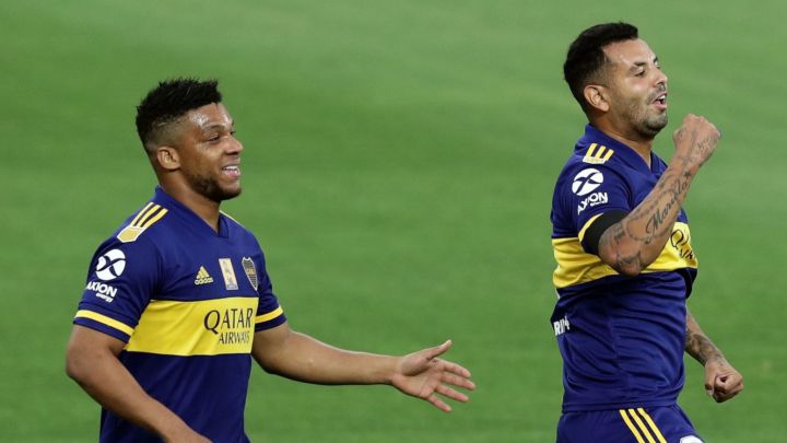 Frank Fabra y Edwin Cardona, jugadores de Boca