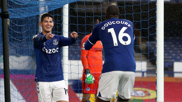 Abdoulaye Doucouré, volante del Everton de Inglaterra, elogió a James Rodríguez y señaló que no entiende cómo el Real Madrid dejó salir al colombiano