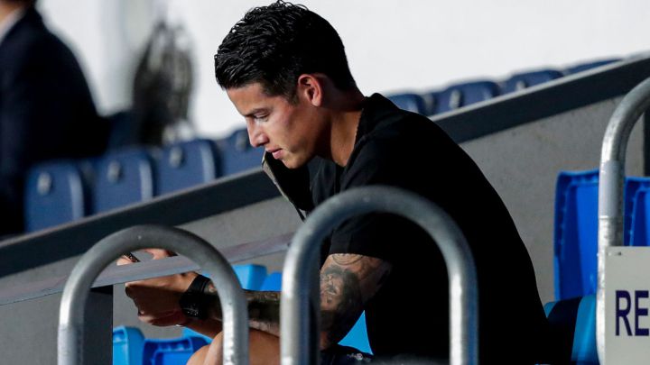 James Rodríguez en su etapa del Real Madrid