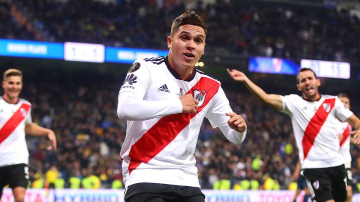 Juan Fernando Quintero y el gol a Boca en Madrid
