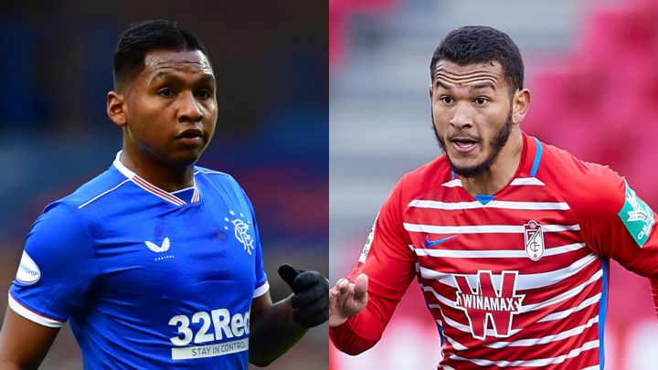 Alfredo Morelos y Luis Suárez
