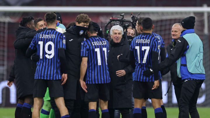 Atalanta celebra la clasificación a octavos de Champions