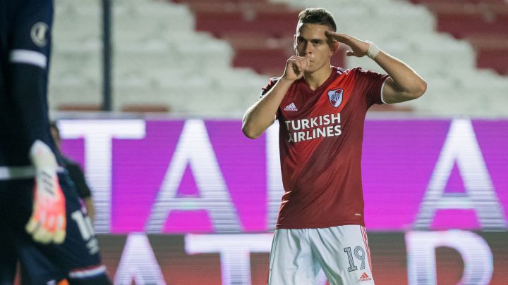 Rafael Santos Borré, delantero colombiano de River Plate