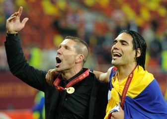Simeone y la similitud entre Falcao y Luis Suárez