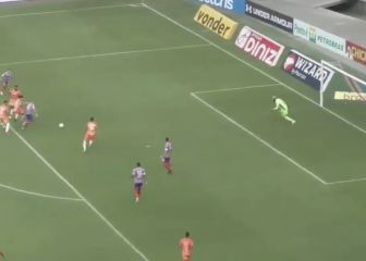 El golazo del Indio Ramírez en derrota del Bahía de Brasil