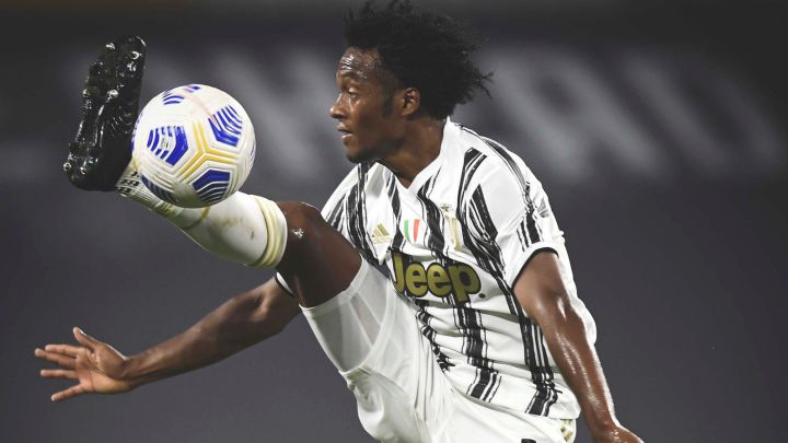Juan Guillermo Cuadrado, jugador de la Juventus de Italia, hace parte del XI ideal de la Serie A en 2020 como lateral, según las estadísticas de Opta