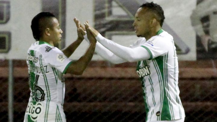 Atlético Nacional en el partido ante Águilas Doradas por Copa BetPlay