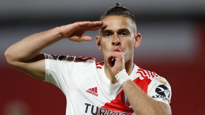 Rafael Santos Borré, delantero de River Plate
