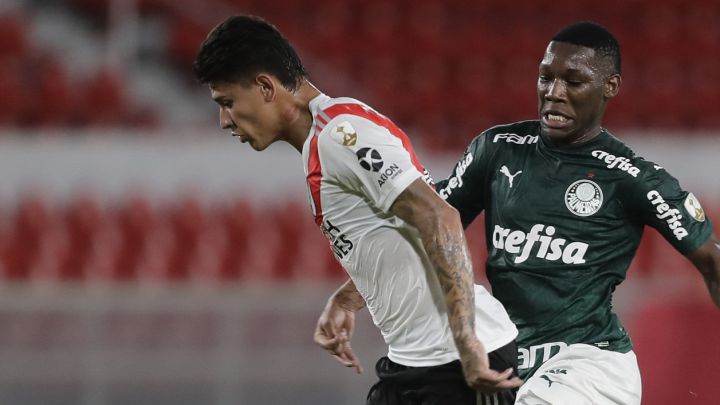 La charla de Gallardo y referentes de River Plate con Carrascal por su expulsión.