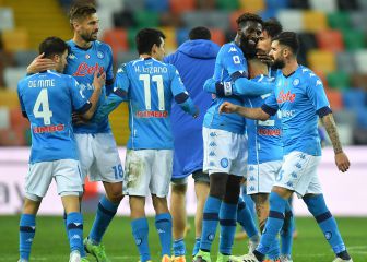 Napoli derrota a Empoli y sigue en camino en la Copa Italia