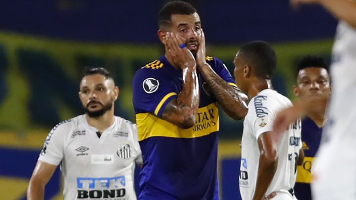 Edwin Cardona ante Santos en Copa Libertadores