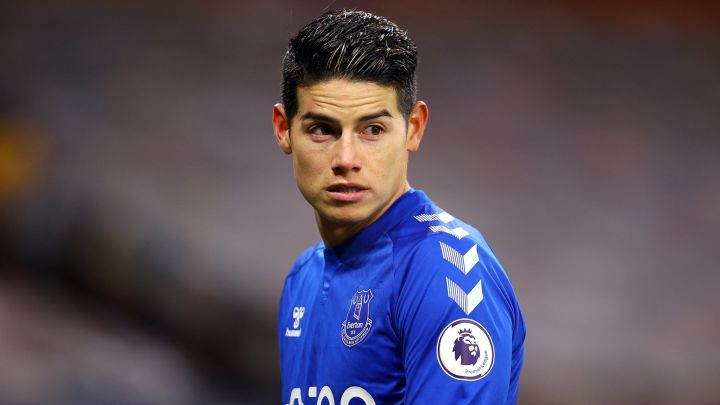 James Rodríguez, volante colombiano del Everton
