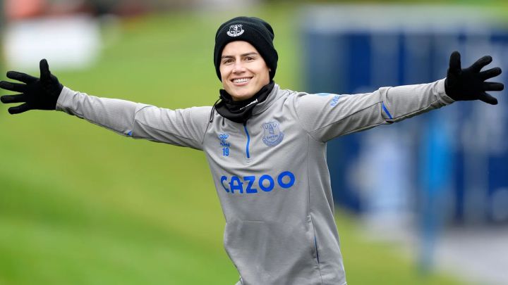 Everton confirma que la llegada de James Rodríguez fue gratis.
