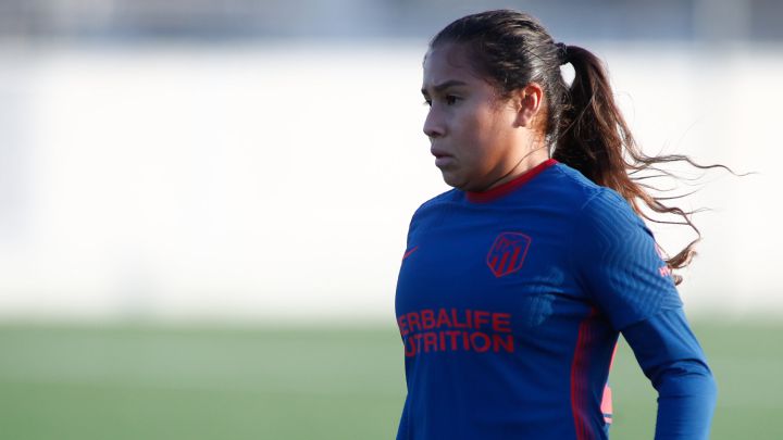 Leicy Santos, volante colombiana del Atlético de Madrid Femenino
