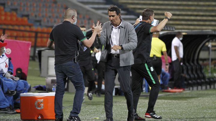 El técnico de Atlético Nacional, Alexandre Guimaraes, se refirió a la victoria de su equipo ante Santa Fe en la primera fecha de la Liga BetPlay