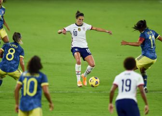Con triplete de Mewis, Estados Unidos golea a Colombia