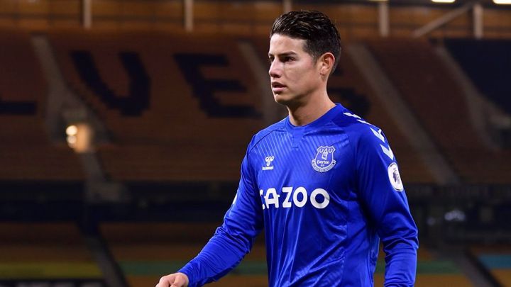 James Rodríguez, volante del Everton de Inglaterra, subió de nuevo su valor en el mercado. El colombiano de a poco empieza a regresar a la élite