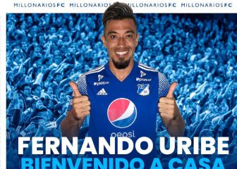 Oficial: Fernando Uribe regresa a Millonarios