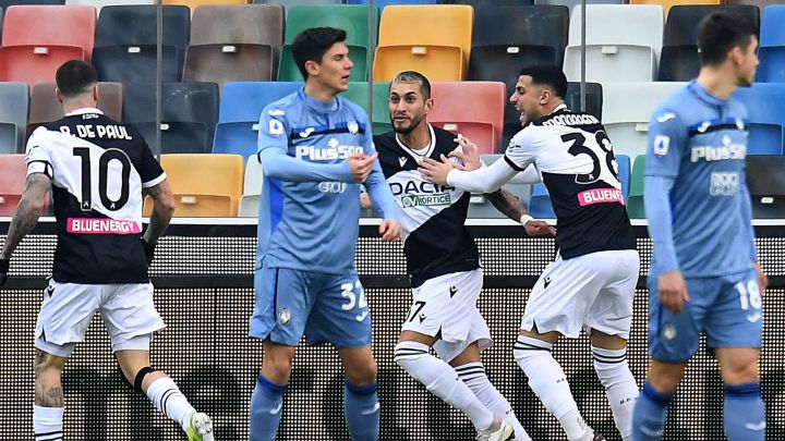 Udinese - Atalanta, en vivo online: Serie A, en directo