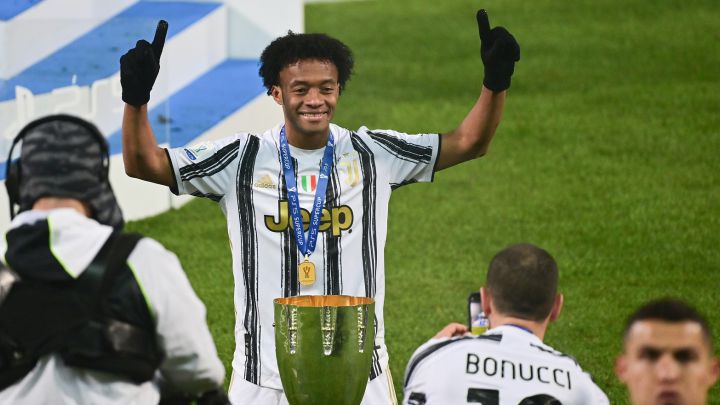 Juan Guillermo Cuadrado, lateral derecho colombiano de la Juventus