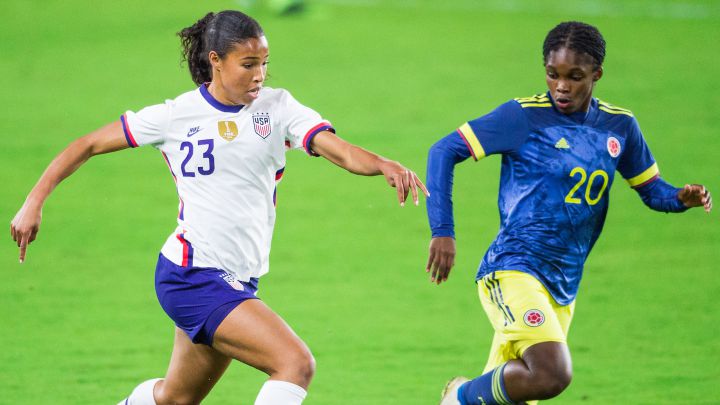 Selección Colombia Femenina ante la Selección Estados Unidos Femenina