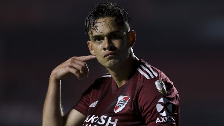 Rafael Santos Borré, delantero colombiano de River Plate