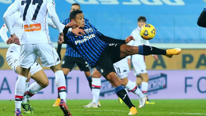 Luis Muriel, en el 11 ideal de la primera mitad de la Serie A.