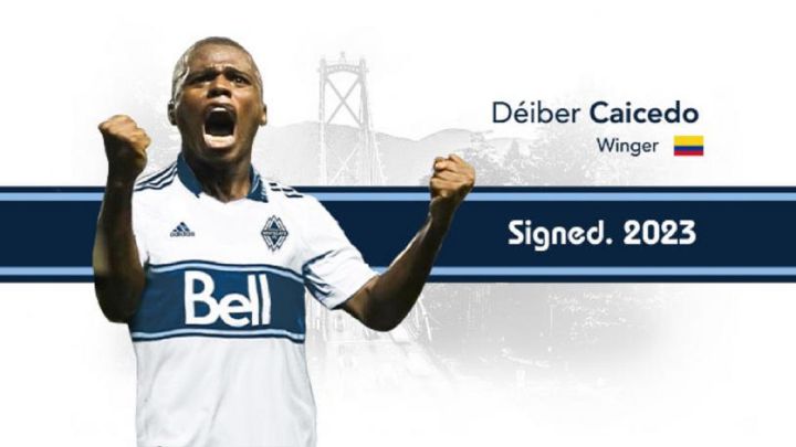 Déiber Caicedo, nuevo jugador de Vancouver Whitecaps