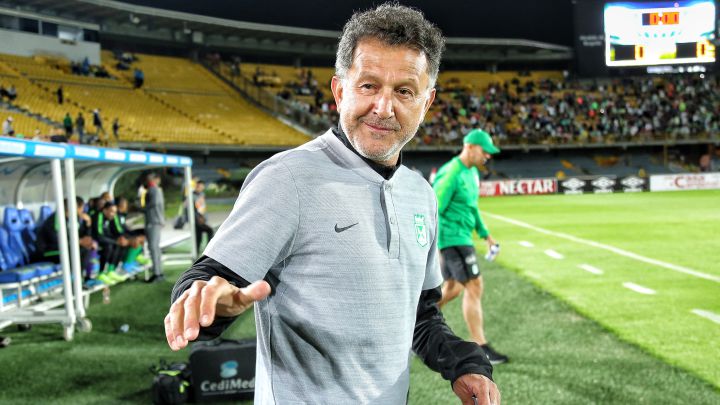 Juan Carlos Osorio cuando dirigía a Nacional en 2020