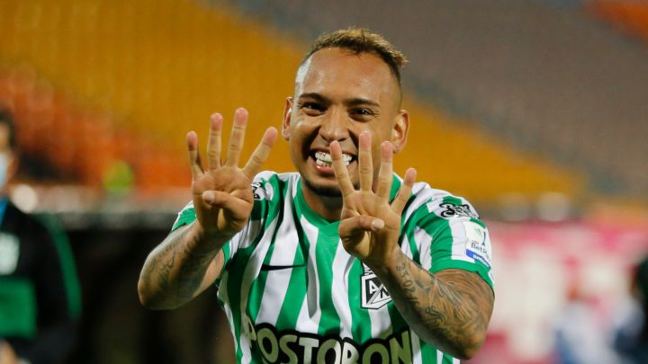 Atlético Nacional derrotó en la fecha 5 a Boyacá Chicó con goles de Jarlan Barrera y el Rifle Andrade. El equipo antioqueño sigue invicto en el Atanasio