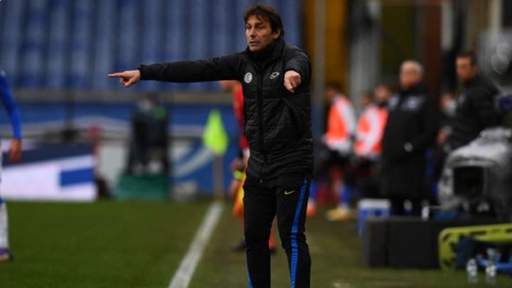 Antonio Conte, DT de Inter y el plan para controlar a Cuadrado