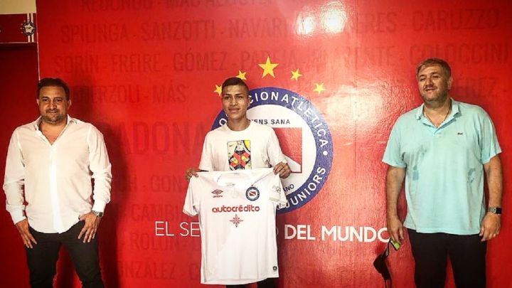 Jhoan Camilo Campaña, nuevo jugador de Argentinos Juniors