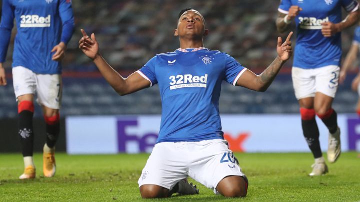 Alfredo Morelos, delantero colombiano de Rangers