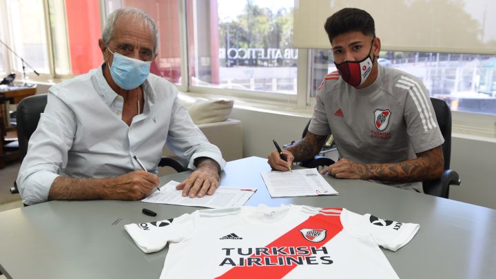 Jorge Carrascal, jugador colombiano de River Plate