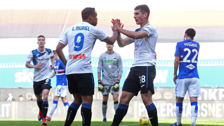 Luis Fernando Muriel, delantero colombiano de Atalanta