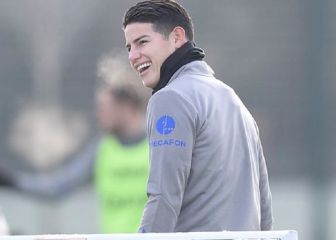 James y Mina se ilusionan con la Champions League