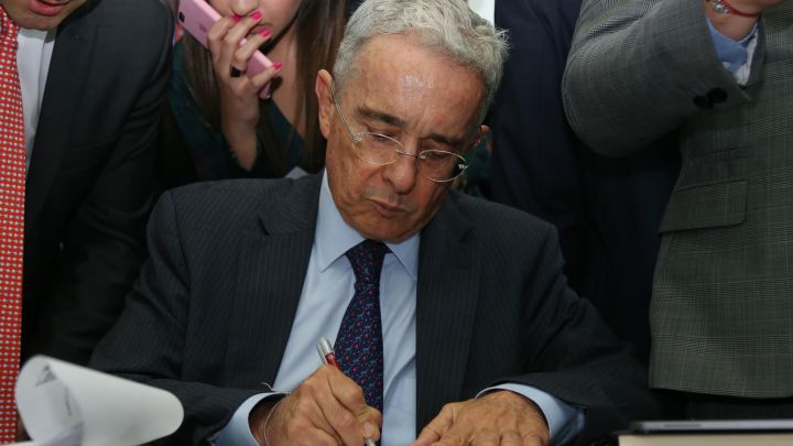 Álvaro Uribe Vélez en el Senado de Colombia